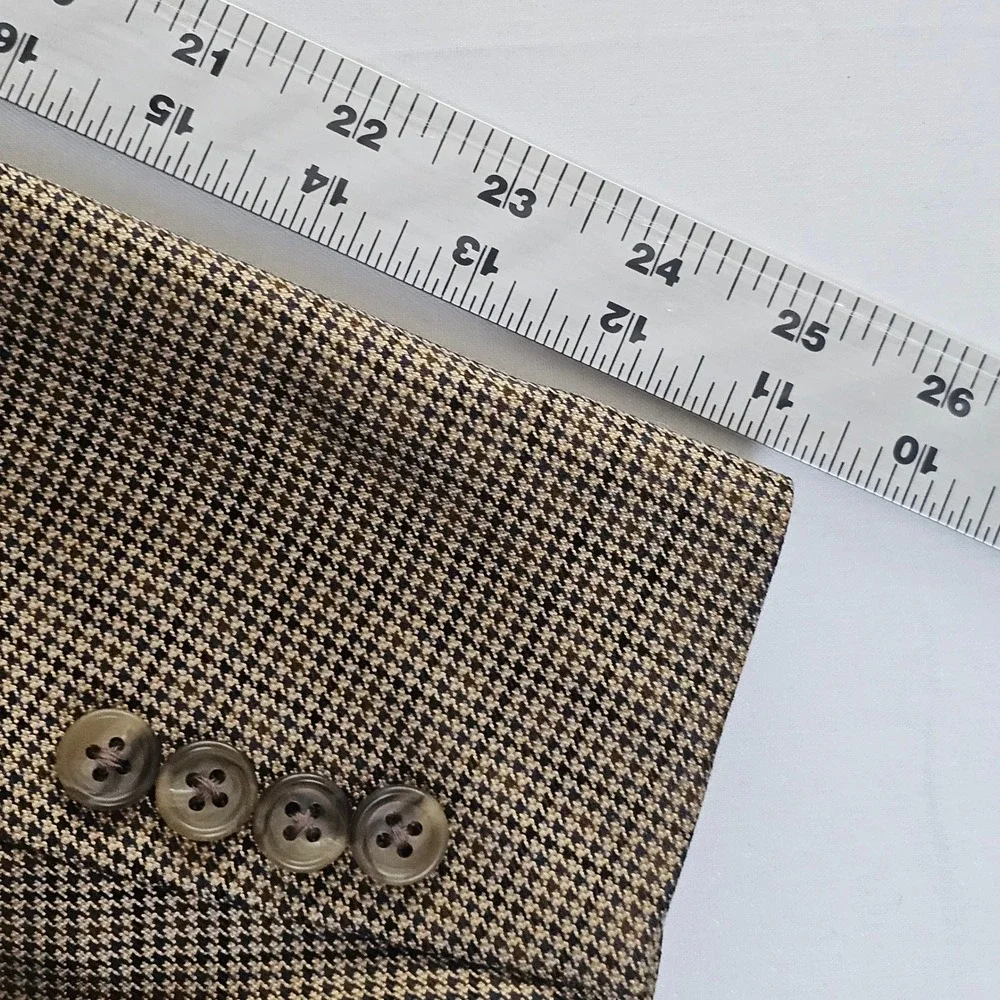 2Jos. A. Bank Blazers Lot 52L Silk Wool Camel Hair Sport Coat Grey Brown 52 Long